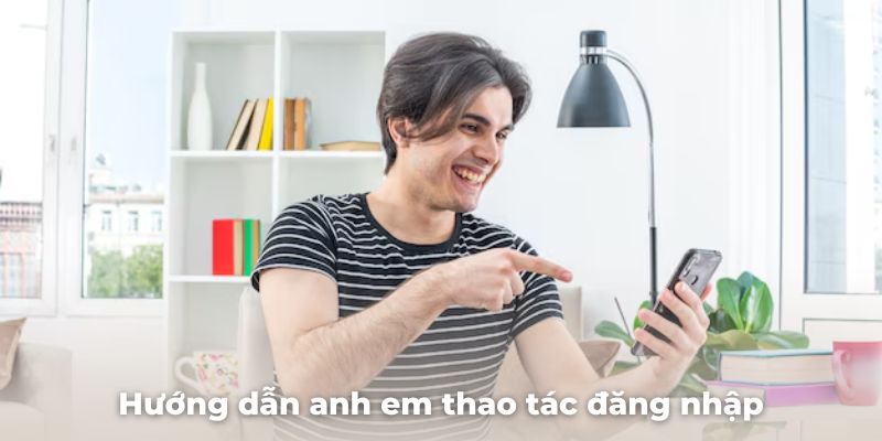 Hướng dẫn anh em thao tác thực hiện đăng nhập vào sân chơi chính xác